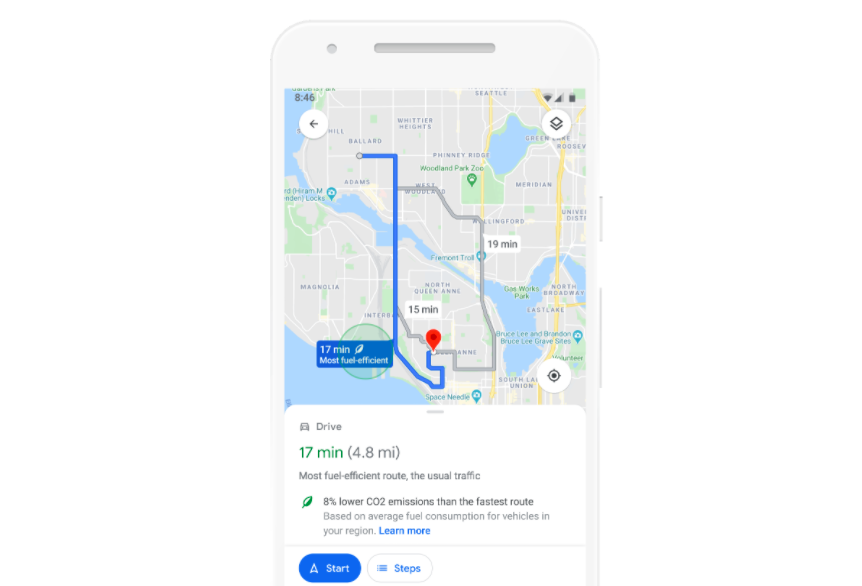 google-maps-eco-friendly-navigation
